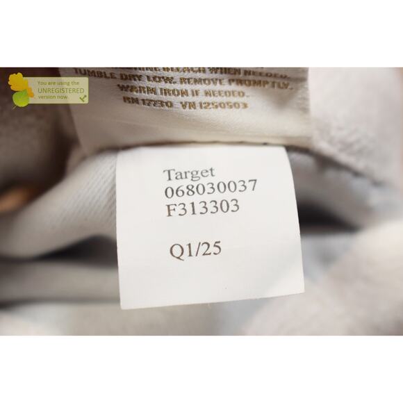 Threshold 50"x84" Blackout Chenille Rod Pocket Curtain Panel Ivory* - Picture 8 of 8